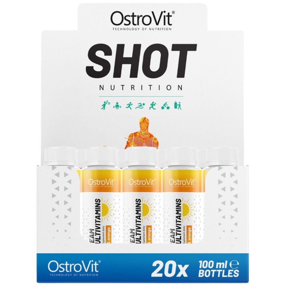 Sunbeam Multivitamine Shot | Bessere braune Formel - 20 x 100 мл