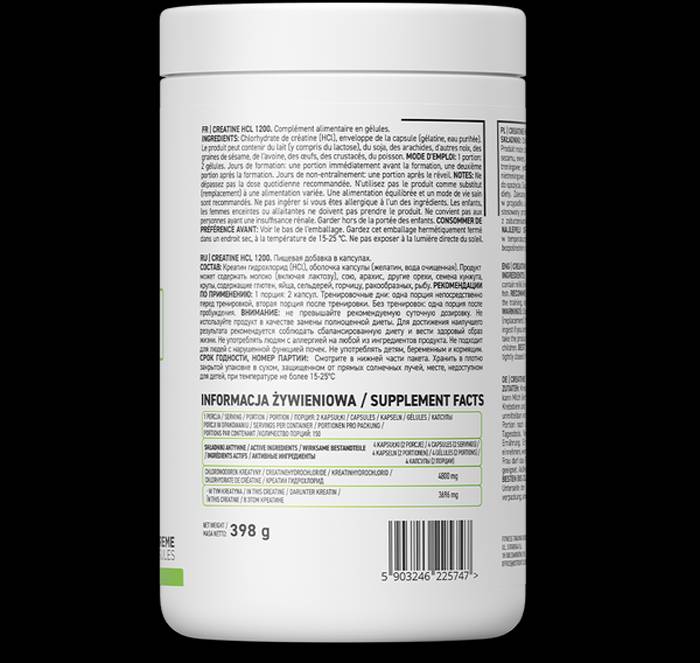 Kreatin HCl 2400 / Kreatinhydrochlorid - 300 кааsol