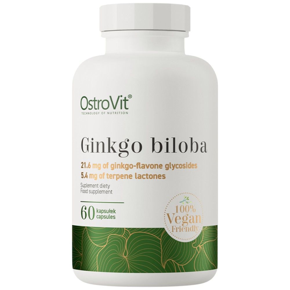 Ginkgo Biloba 90 mg / Gemüse - 60 Kapseln