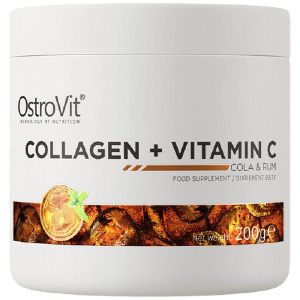 Kollagen + Vitamin C / Pulver - 200 Gramm