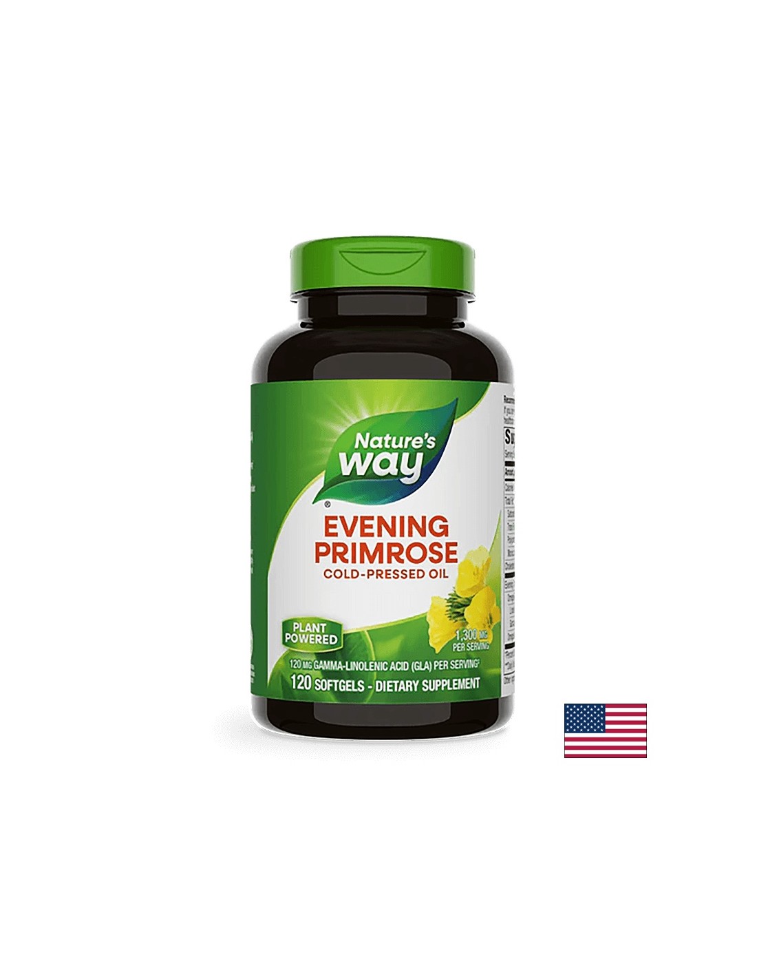 Abend Primrose 10% GLA 1300 mg x 120 Softgel -Kapseln Nature der Natur