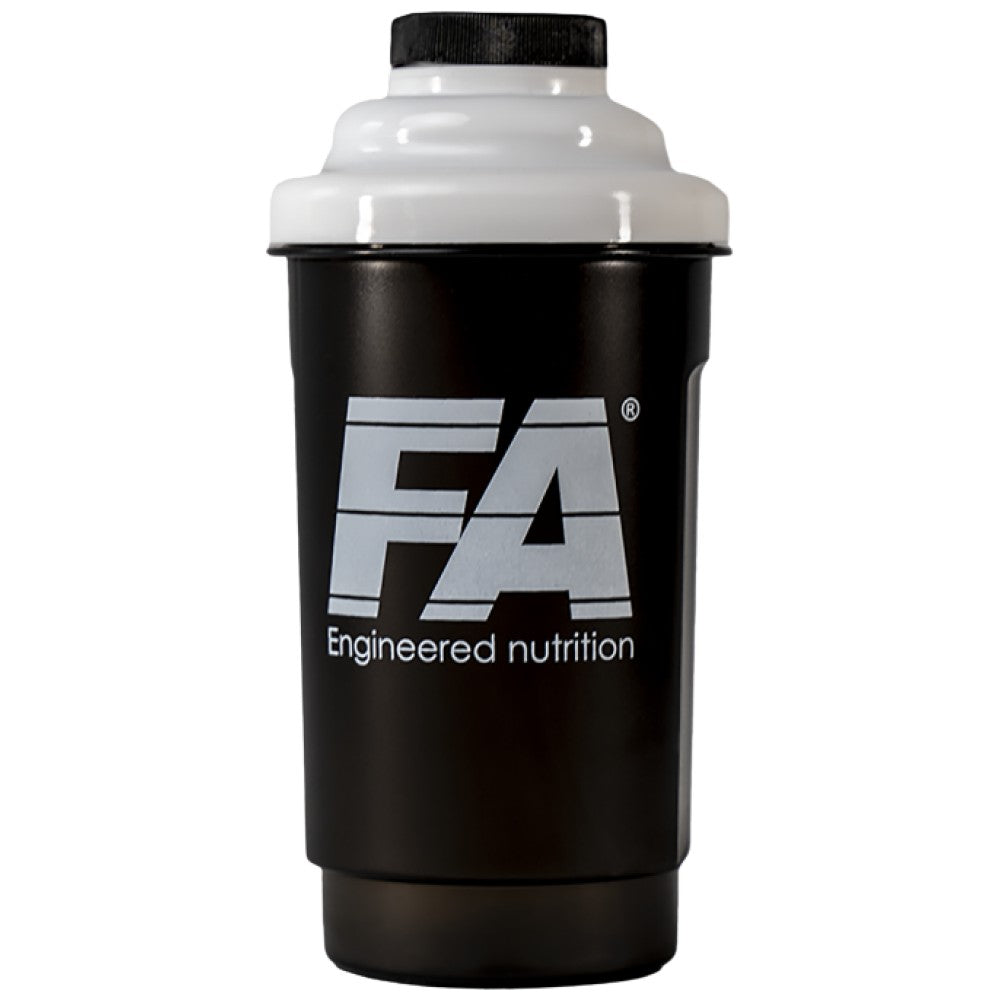 Fitshaker Schwarz / Weiß 600 ml