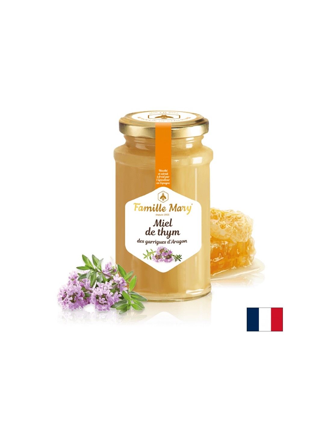 Miel de Thym / Thymian Honey, 360 G Hamerille Mary
