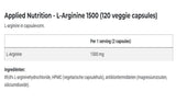 L -Arginin 1500 - 120 Kapseln
