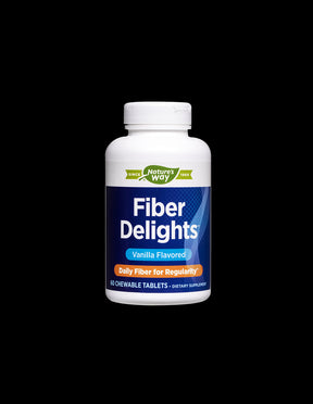 Fiber Delights - Fiber Blend for Weight Loss and Detox, 60 Chewables Nature's Way - Nutra Best Europe