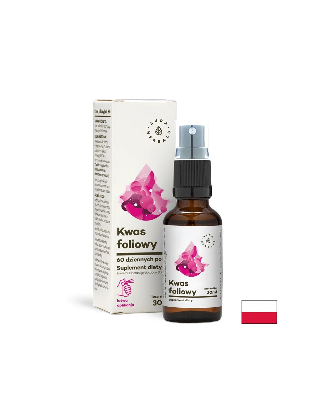 Folsäure-Mundspray 30 ml <tc>Aura Herbals</tc>