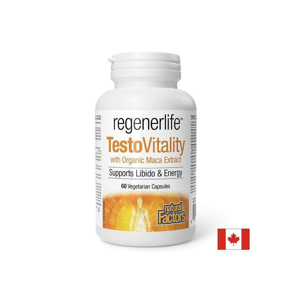 Testovitalität RegenerLife ™ Herrenformel - Testosteron, Energie und männliche Vitalität, 60 Kapseln