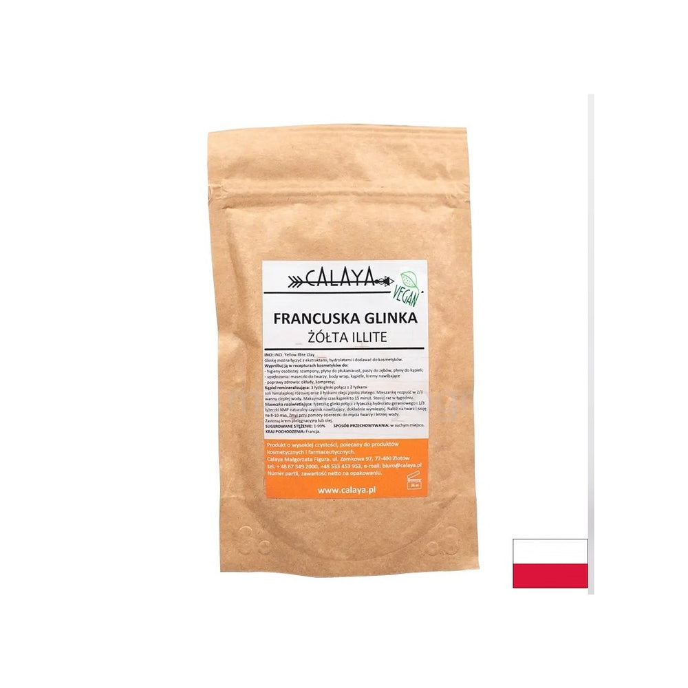 Französische gelbe Illite -Ton, 100 g