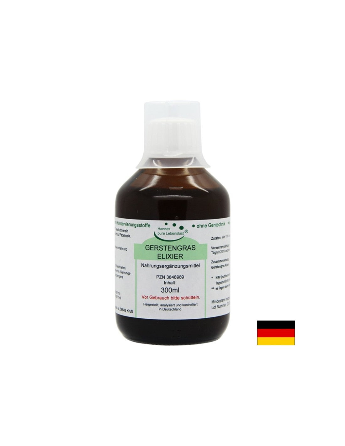 Gerstengras Elixir - Elixier von Gerstengras, 300 ml El Compra