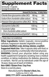 Bester Glucosamin -Chondroitin & MSM - 240 Kapseln