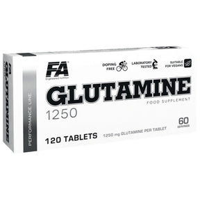 Glutamine 1250 - 120 Tablets - Nutra Best Europe