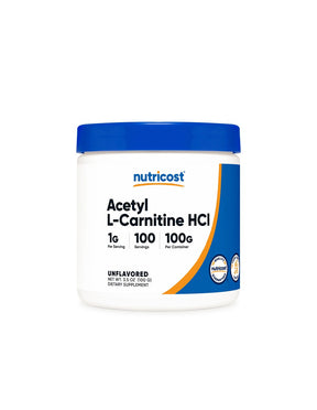Fat burning - Acetyl-L-Carnitine, 100 g powder - Nutra Best Europe
