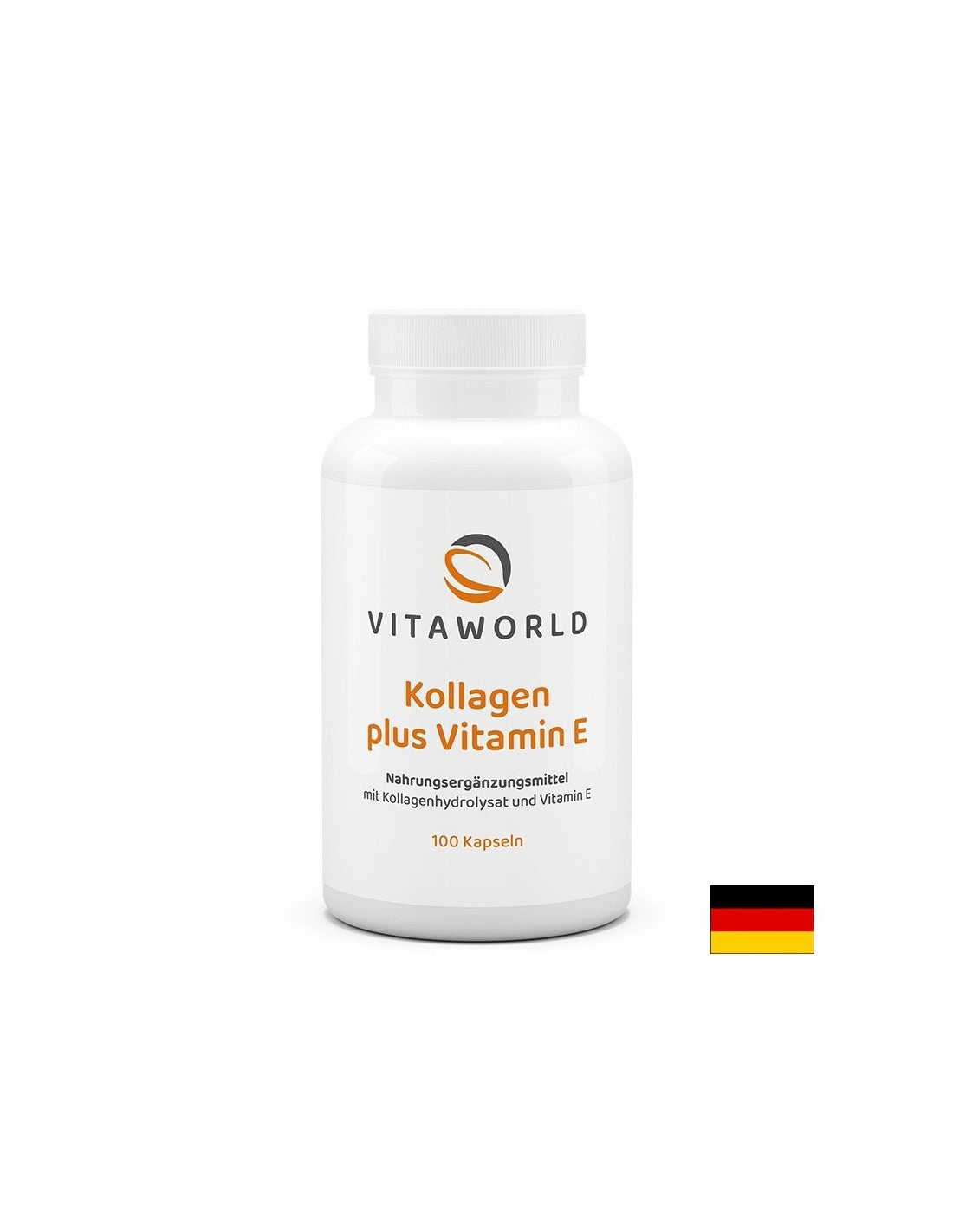 Haar-, Haut- und Gelenkpflege - Kollagen (Rinder) 500 mg + Vitamin E, 100 Kapseln