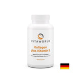 Haar-, Haut- und Gelenkpflege - Kollagen (Rinder) 500 mg + Vitamin E, 100 Kapseln