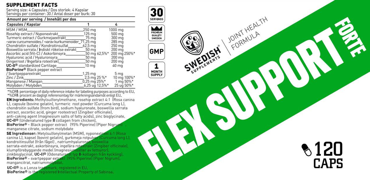 Flex Support Forte | mit UC -II® - 120 Kapseln