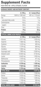 Freie Form BCAA Flüssigkeit 80000 mg - 1000 ml