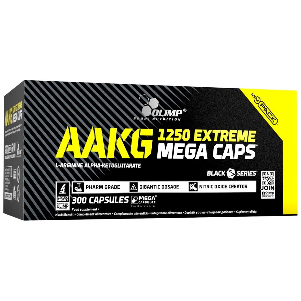 Aakg Extreme 1250 Mega Kappen - 300 Kapseln