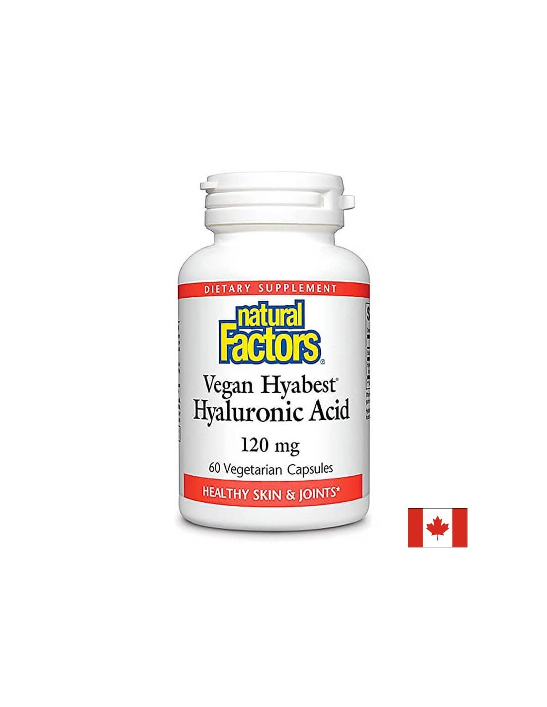 Schöne Haut - gesunde Gelenke - Hyaluronsäure Hyappeal® (Vegan), 120 mg x 60 V -Kapseln