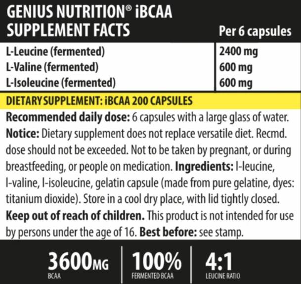 iBCAA – 200 Kapseln