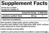 Glutathion Lipomicel Matrix 300 mg - 90 Gelkapseln