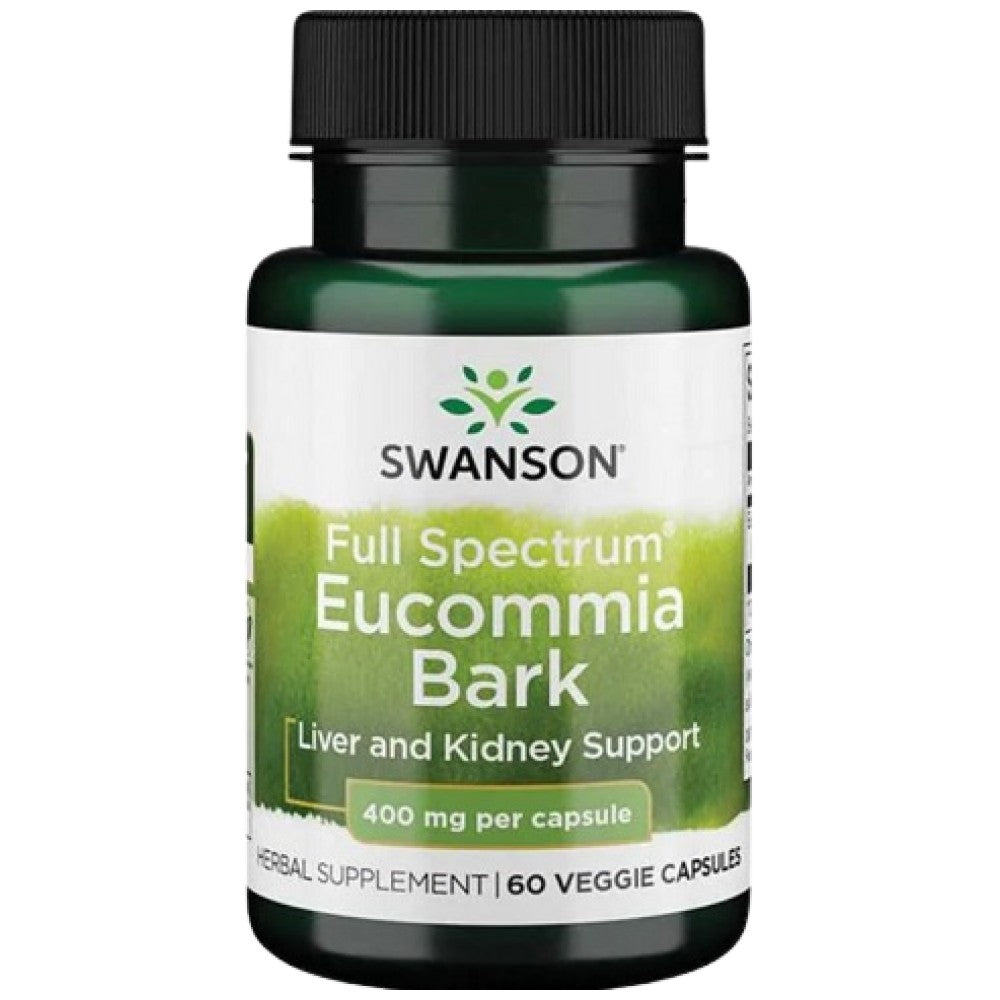 Volles Spektrum Eucommia Rinde 400 mg 60 Kapseln