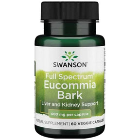 Full Spectrum Eucommia Bark 400 mg 60 capsules - Nutra Best Europe