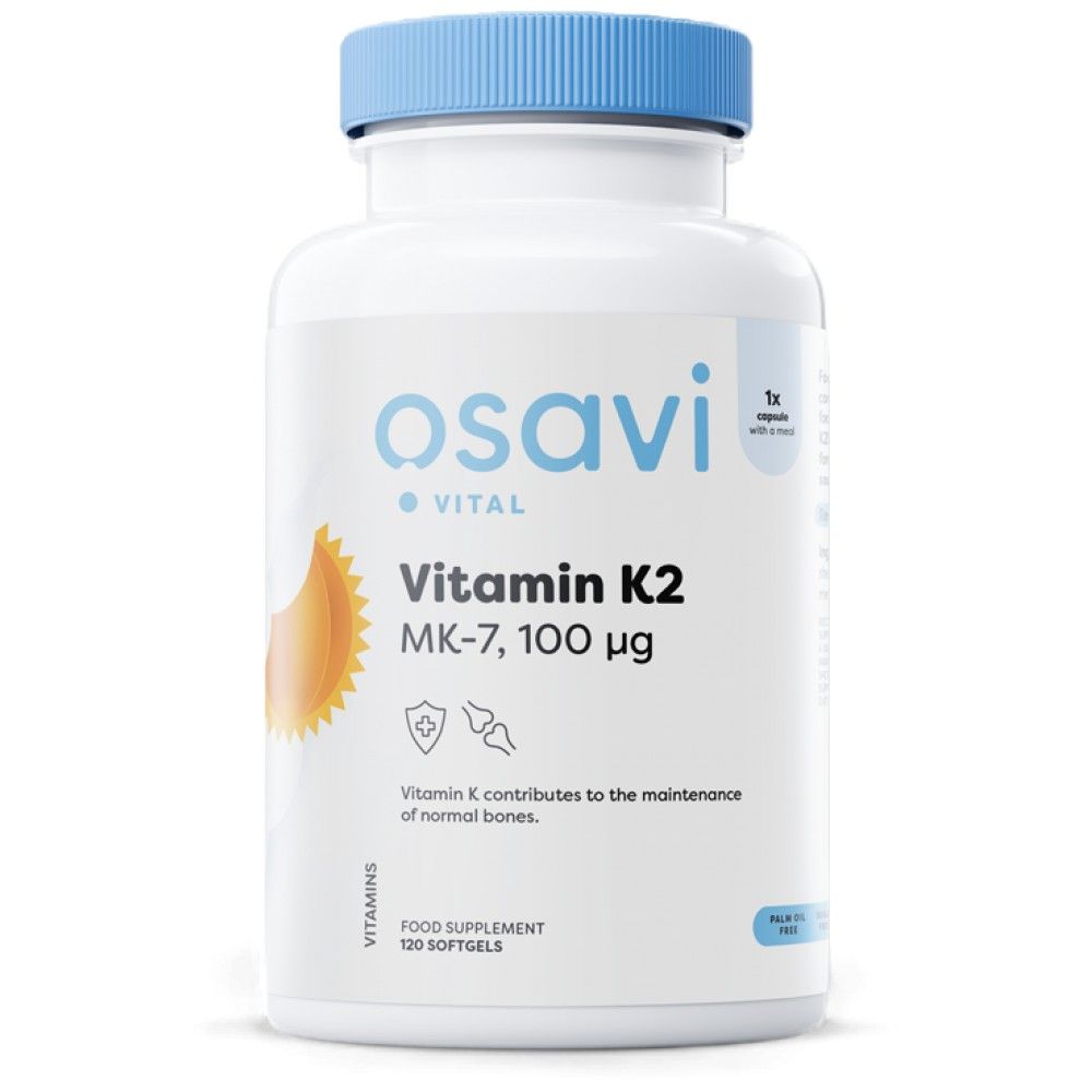 Vitamin K2 MK -7 100 MCG - 120 Gelkapseln