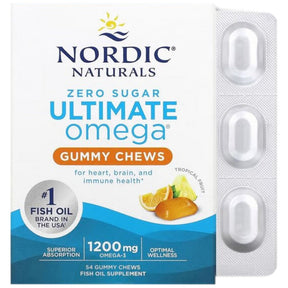 Ultimate Omega Gummy Chews 1200 mg - 54 gummies - Nutra Best Europe