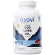 Norwegian Cod Liver Oil 1000 mg | Lemon Flavored - 180 Gel capsules - Nutra Best Europe