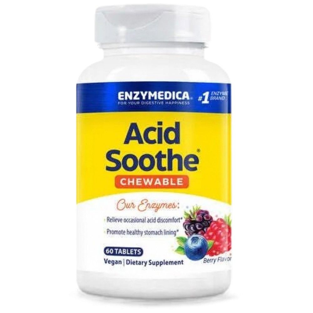 Säure beruhigte Kautable - 60 kaubare Tabletten
