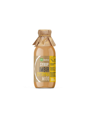 Ginger syrup with honey and lemon - Good digestion and strong immunity, 300 ml, 15 or 30 doses - Nutra Best Europe