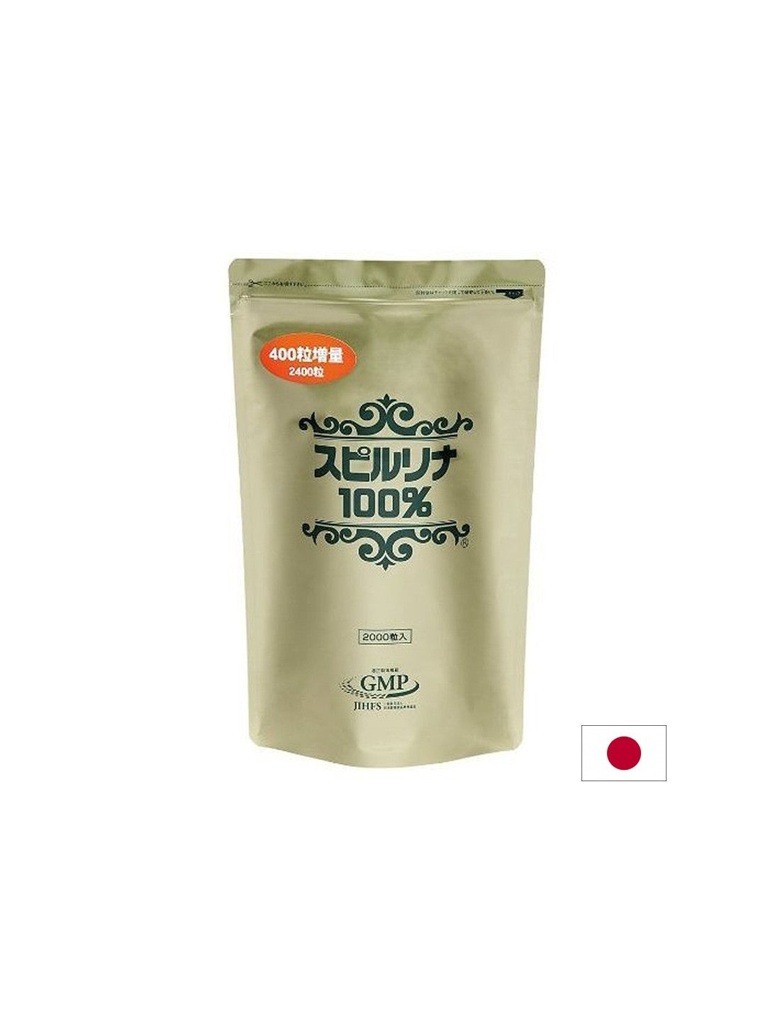 Japanische Spirulina 100% - Entgiftung und Immunität, 2400 Tabletten