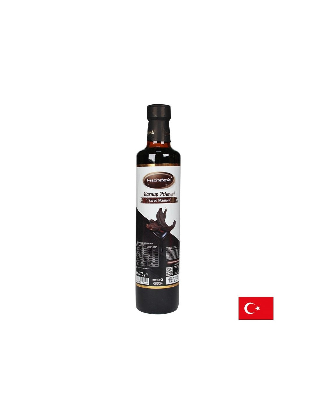 Carob Melasse - Verdauung, Stoffwechsel und Knochengesundheit für den direkten Verzehr oder das Aroma von Süßigkeiten und Getränken, 675 g