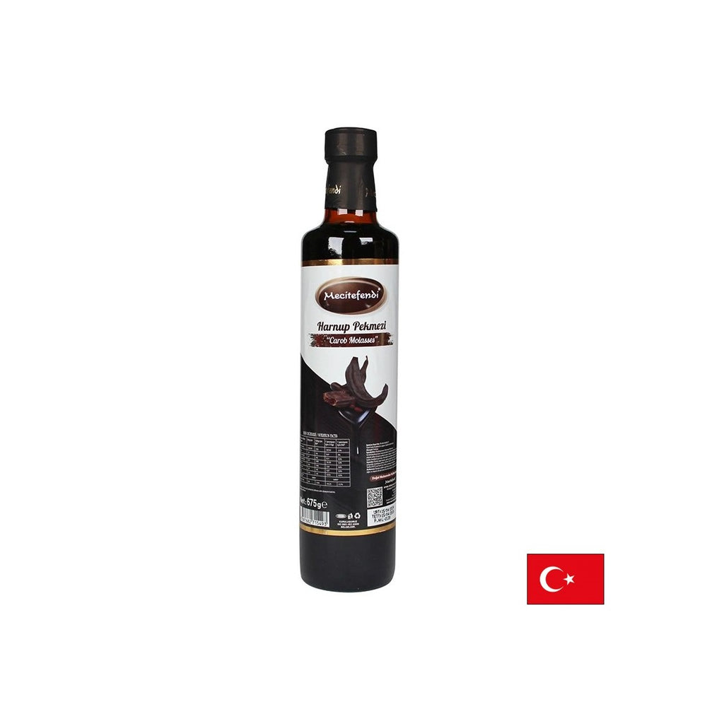 Carob Melasse - Verdauung, Stoffwechsel und Knochengesundheit für den direkten Verzehr oder das Aroma von Süßigkeiten und Getränken, 675 g