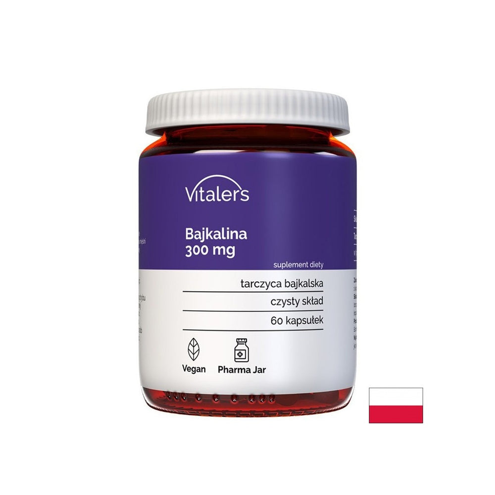 Immunität und ein gesundes Herz - Baikal Skullcap, 300 mg x 60 Kapseln