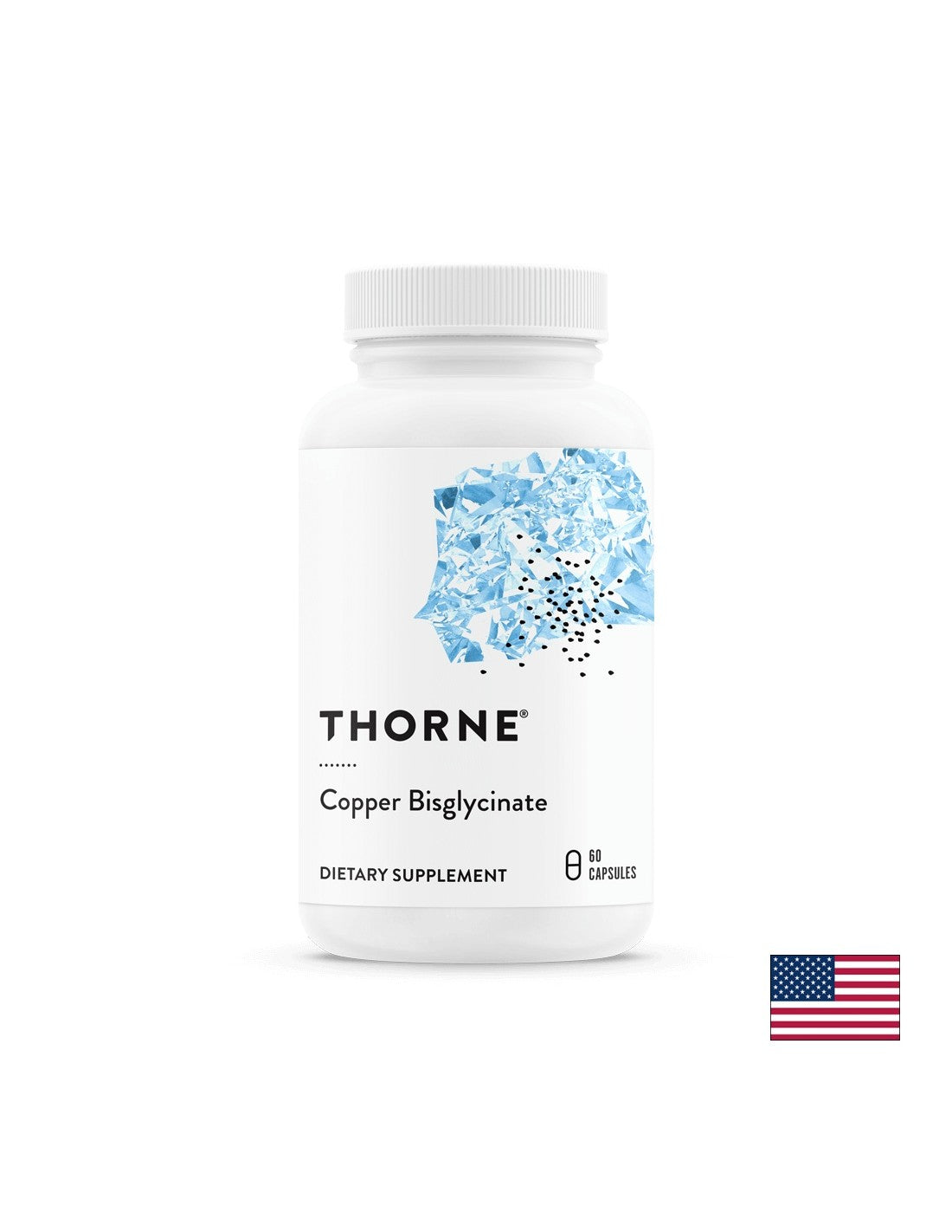 Kupfer (Bisglycinat) - Antioxidans und Immunschutz - Kupfer, 2 mg, 60 Kapseln <tc>Thorne</tc>