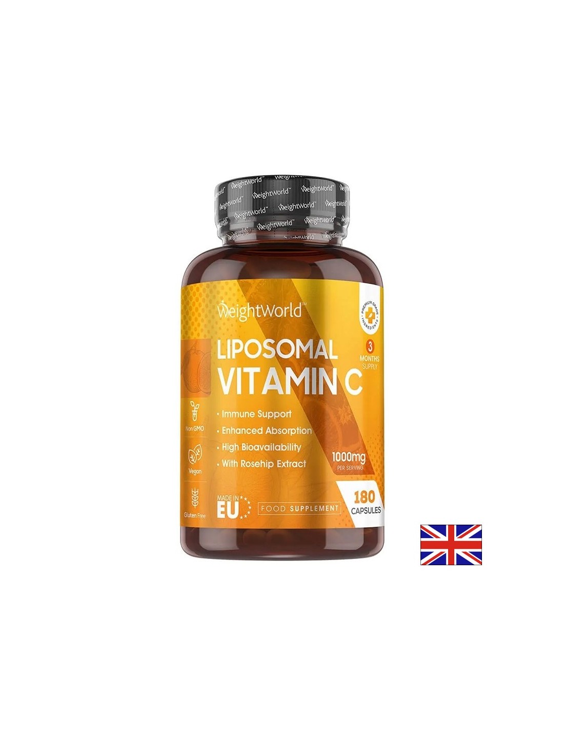 Immunität - Vitamin C (liposomal), 1000 mg x 180 Kapseln