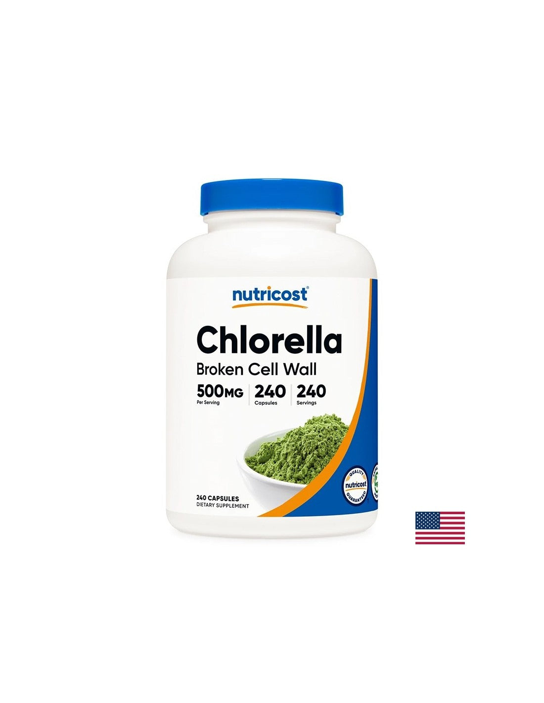 Immun- und Antioxidationsschutz - Chlorella, 500 mg x 240 Kapseln