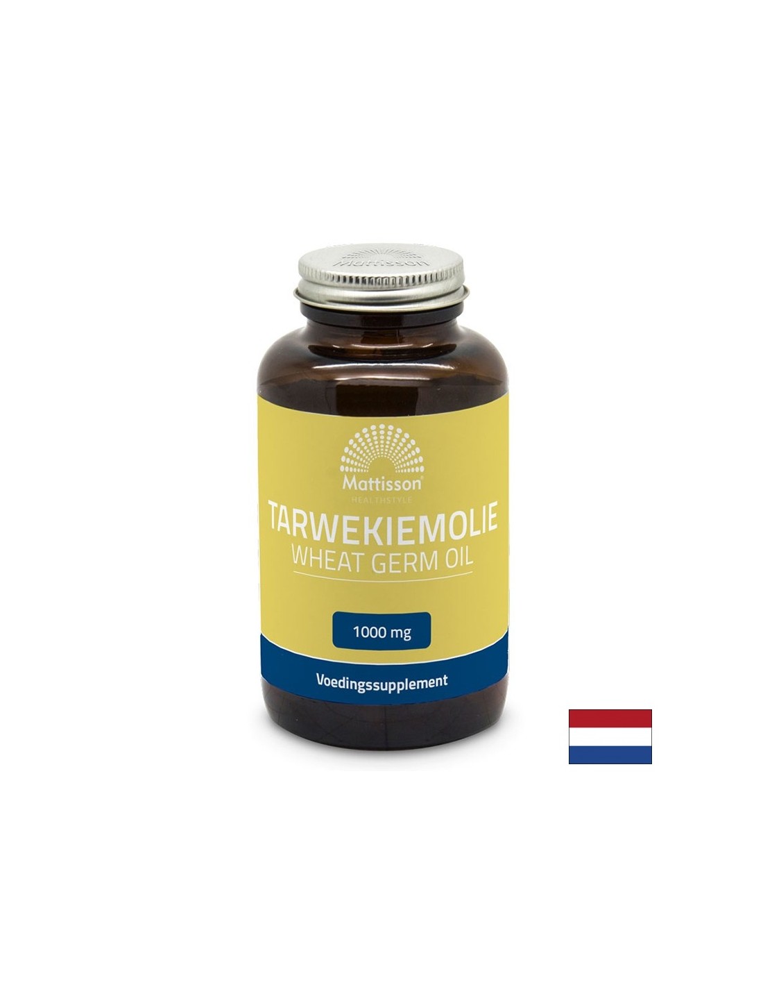 Immun- und Gehirnfunktion – Weizenkeimöl 1000 mg x 90 Kapseln <tc>Mattisson Healthstyle</tc>