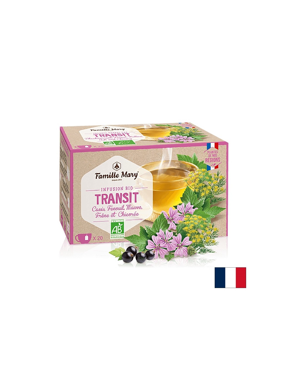 Infusionsbio -Transit / Tee für eine gute Darmperistaltik, 20 Filtertaschen
