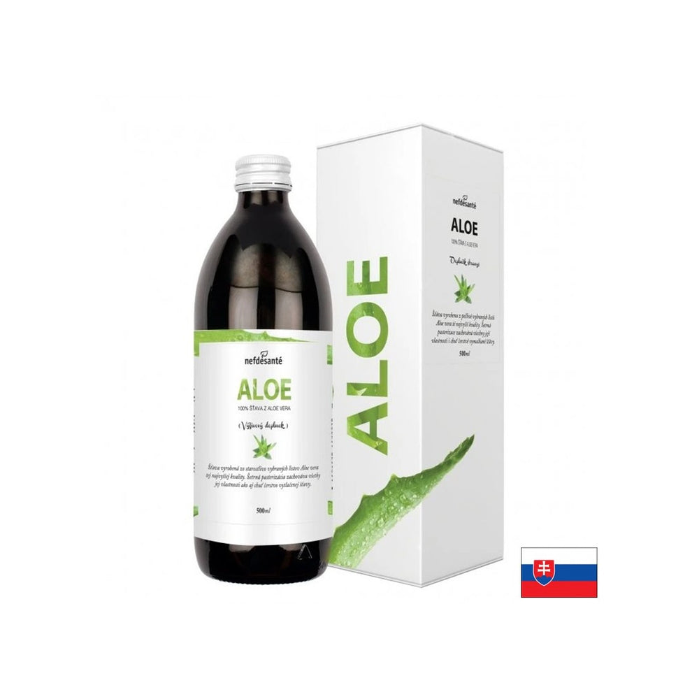 Aloe Vera -Saft - Verdauung und Immunität, 500 ml, 10 Dosen