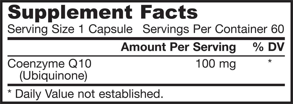 Co -Q10 (Ubiquinon) 100 mg - 60 Kapseln