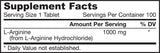 L -Arginin 1000 mg - 100 Tabletten
