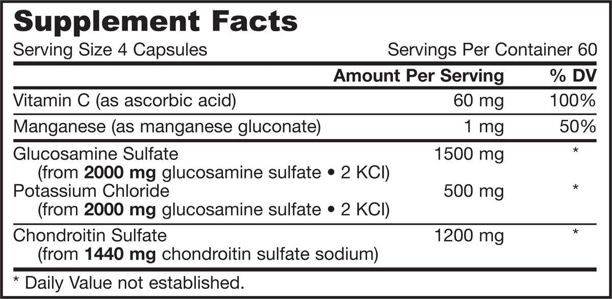 Glucosamin + Chondroitin - 240 кааsehen