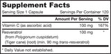 Resveratrol 100 mg - 120 Kapseln