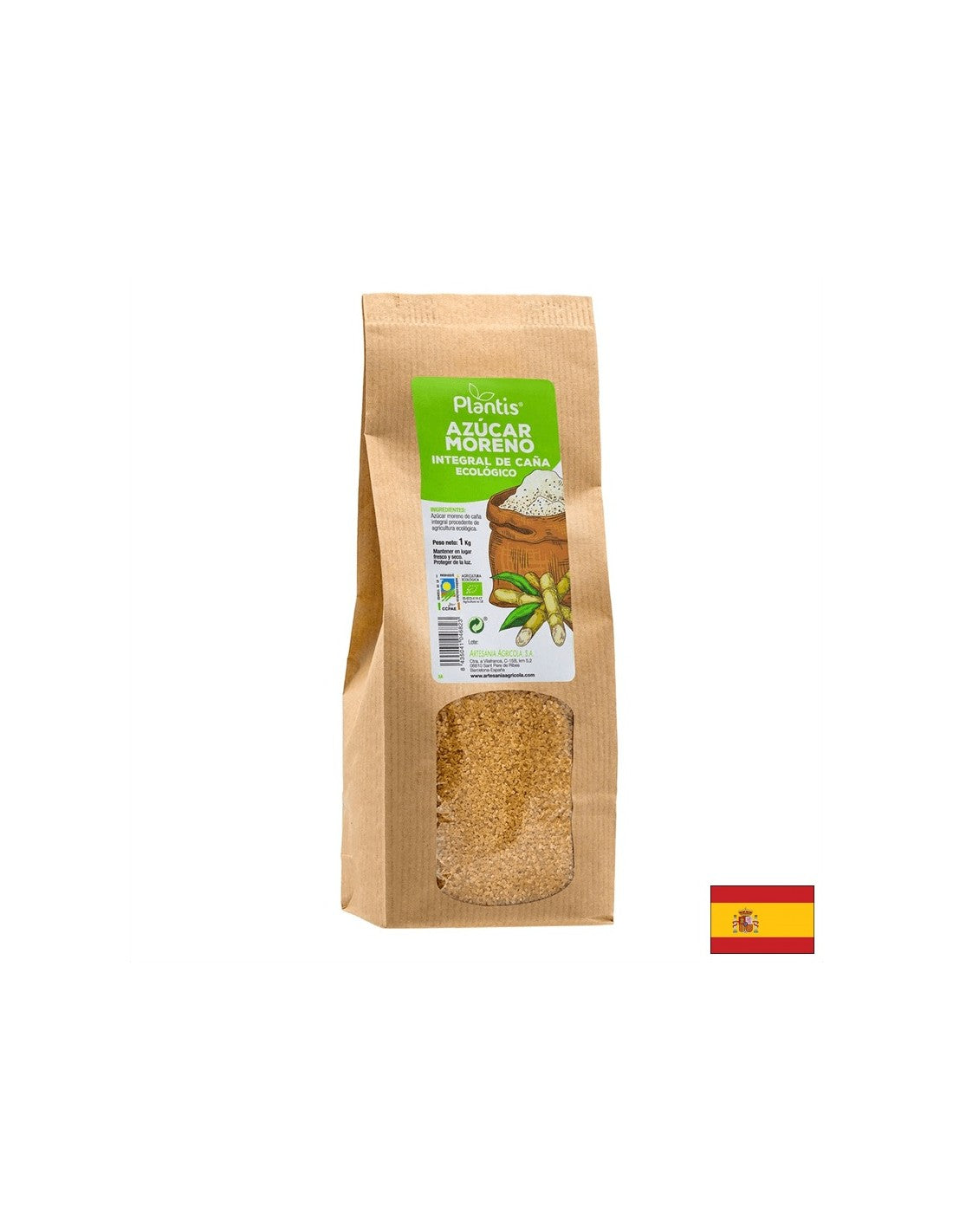 Brauner Rohrzucker, 1 kg