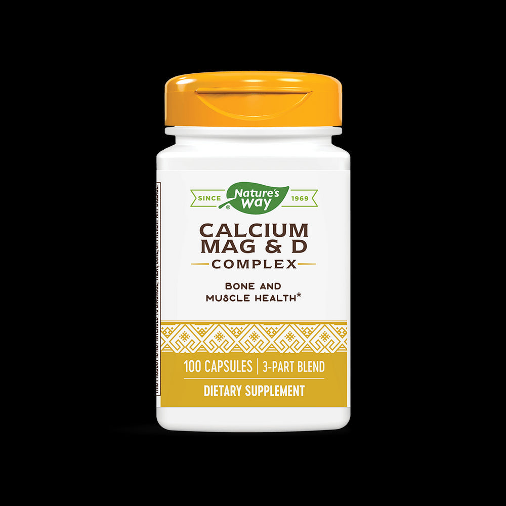 Kalzium, Mag & Vit D - 100 Kapseln