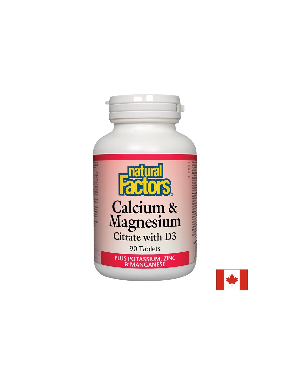 Calcium- und Magnesiumcitrat mit D3 - 90 -Tabletten