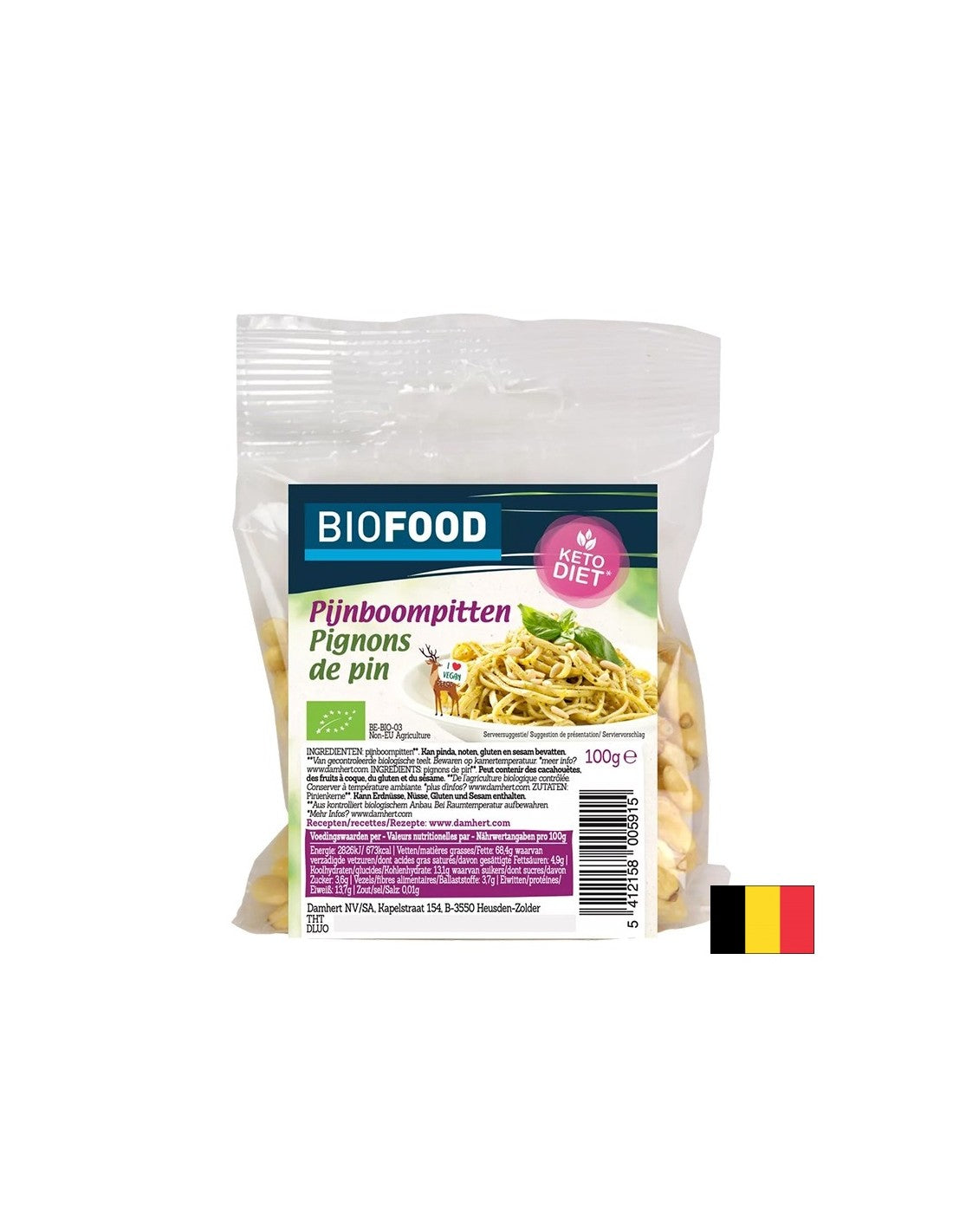 Pinienkerne, organisch, 100 g