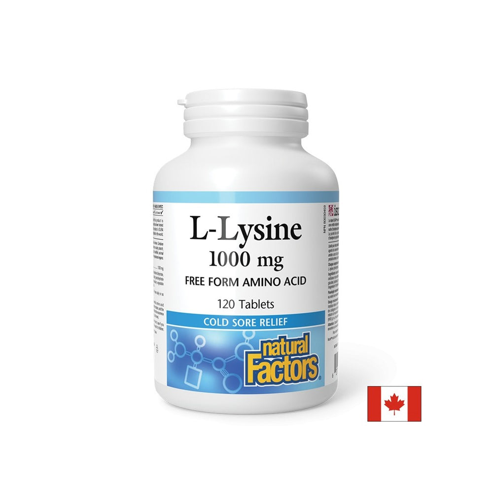 Herpes simplex, Osteoporose und Herzgesundheit - L -Lysin, 1000 mg x 120 Tabletten